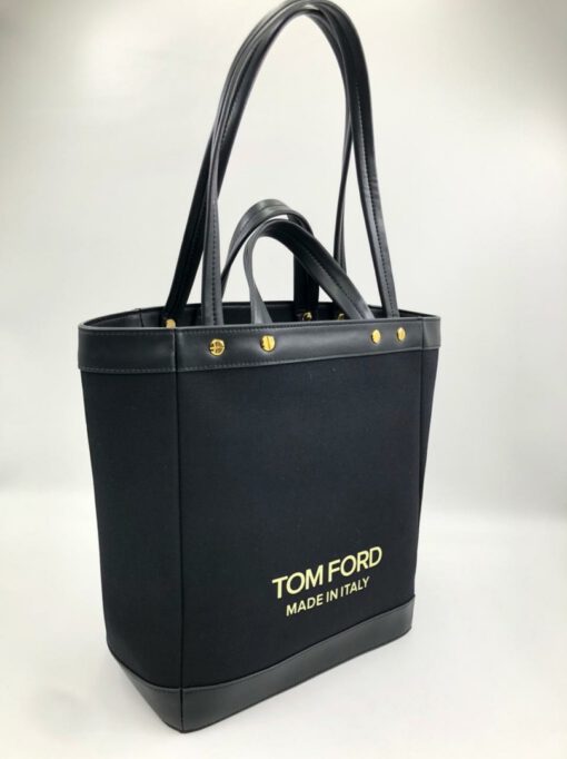Женская сумка-тоут Tom Ford 76066 черная 32/31/28 см - фото 1