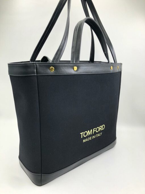 Женская сумка-тоут Tom Ford 75970 черная 46/36/34 см - фото 1