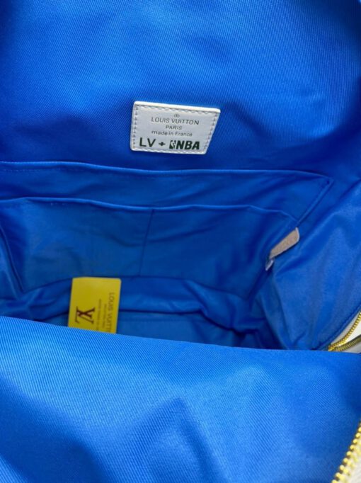 Рюкзак из канвы Louis Vuitton коричнево-синий 40/28 см - фото 2