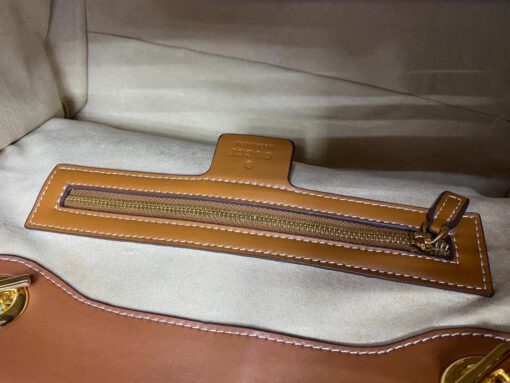 Женская сумка-тоут Gucci из канвы в комплекте кошелек 35/23/14,5 см A79742 - фото 5