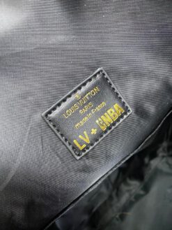 Рюкзак из канвы Louis Vuitton черный 40/28 см