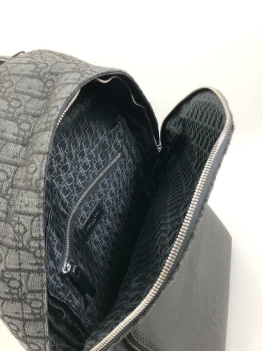 Рюкзак Christian Dior серый с рисунком 40/32 см - фото 2