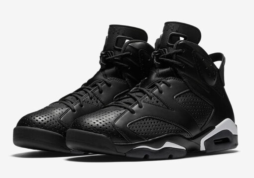 Кроссовки Nike Air Jordan 6 Retro Men Black/White - фото 3