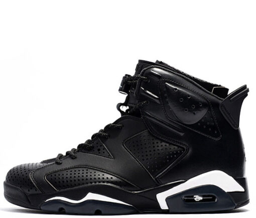 Кроссовки Nike Air Jordan 6 Retro Men Black/White - фото 1