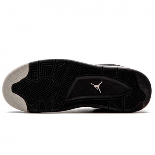 Кроссовки Nike Air Jordan 4 Retro Black/Black/White - фото 5