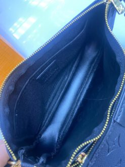 Клатч женский кожаный Louis Vuitton Monorgam синий 24/13 см