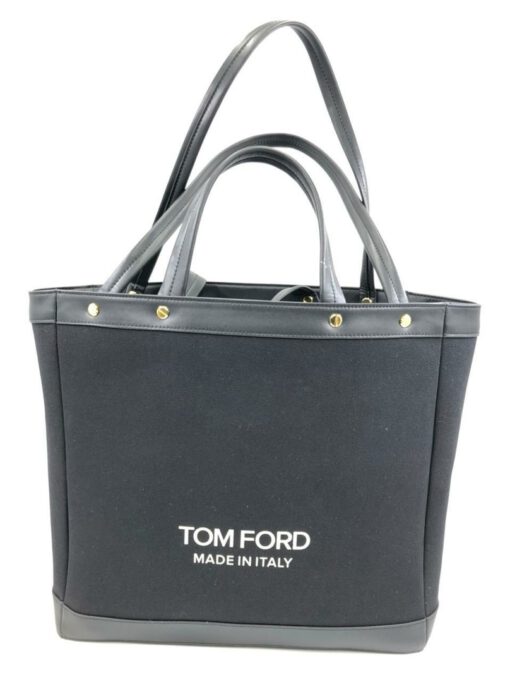 Женская сумка-тоут Tom Ford 75921 серая 46/36/34 см - фото 1
