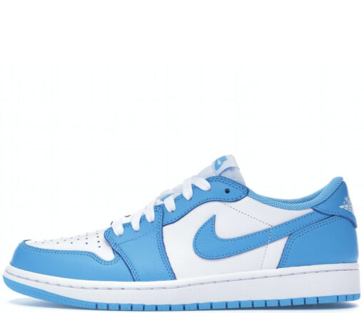Кроссовки Nike Air Jordan 1 Low WhiteBlue - фото 1