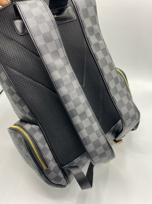 Рюкзак из канвы Louis Vuitton серый 40/28 см - фото 4