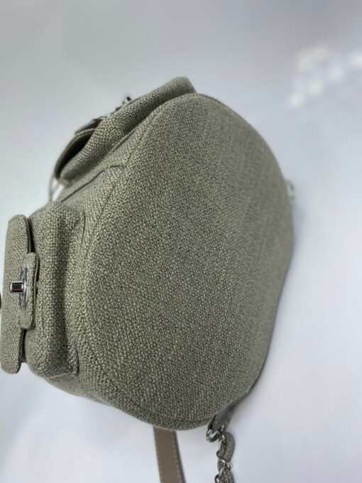 Рюкзак Charlie Chanel тканевый серый 27/28/20 см - фото 3