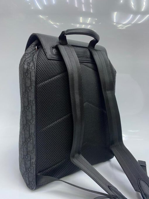 Рюкзак Christian Dior черный с кожаными вставками 42/30 см - фото 6