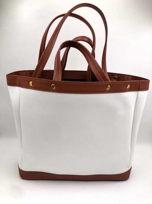 Женская сумка-тоут Tom Ford 75977 белая 46/36/34 см - фото 2