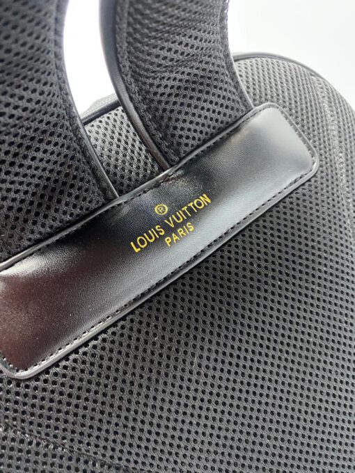 Рюкзак из канвы Louis Vuitton черный 40/28 см - фото 4