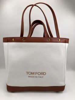 Женская сумка-тоут Tom Ford 75977 белая 46/36/34 см