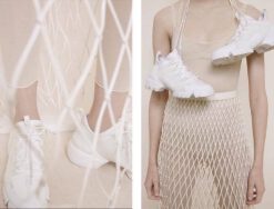 Кроссовки женские Dior белые A73219