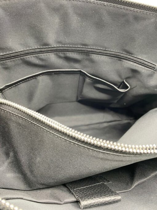 Сумка-портфель для документов  Prada кожаная черная 39/30 см - фото 2