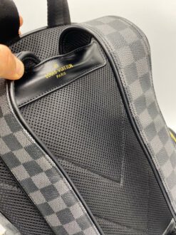 Рюкзак из канвы Louis Vuitton серый 40/28 см