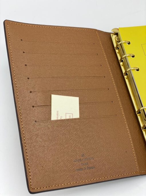 Женский бумажный органайзер (еженедельник) Louis Vuitton из канвы Monogram коричневый 19/14 см - фото 3