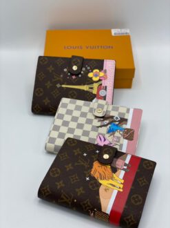 Женский бумажный органайзер (еженедельник) Louis Vuitton из канвы Monogram коричневый 19/14 см