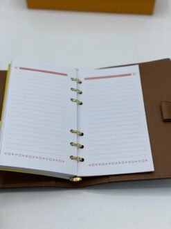 Женский бумажный органайзер (еженедельник) Louis Vuitton из канвы Monogram коричневый 19/14 см