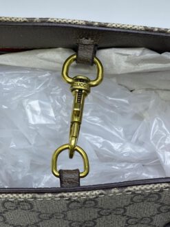 Женская сумка-тоут Gucci кожаная с рисунком 31/26 см