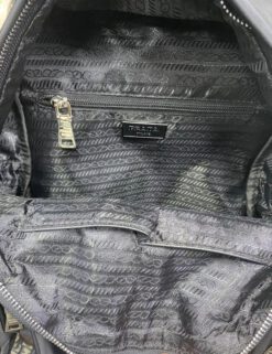 Рюкзак Prada из нейлона черный 30/29 см.