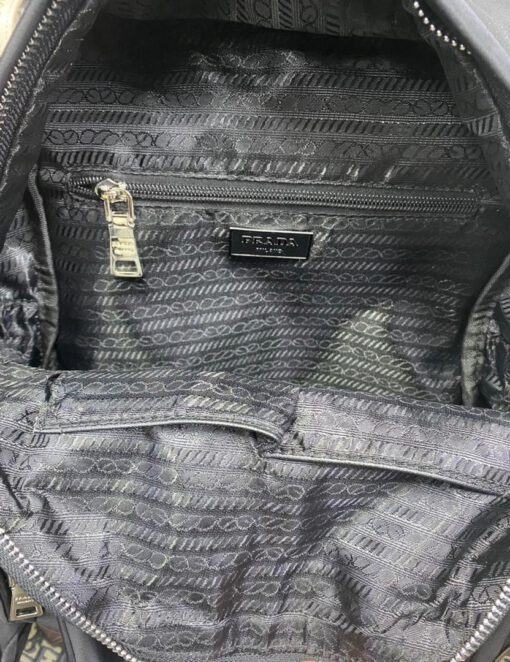 Рюкзак Prada из нейлона черный 30/29 см. - фото 2