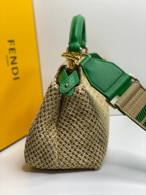Женская сумка Fendi 87190 с тканым ажурным эффектом 23/17/11 см - фото 5