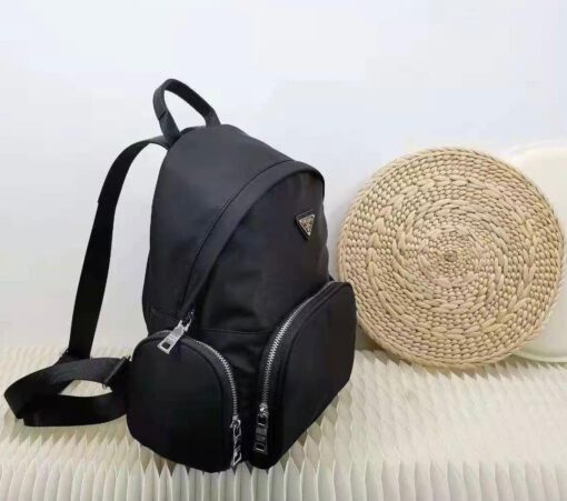 Рюкзак Prada из нейлона черный 30/29 см. - фото 4
