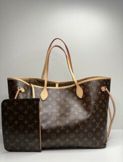Женская сумка Louis Vuitton из канвы с рисунком-монограммой 40/31/19 см - фото 2