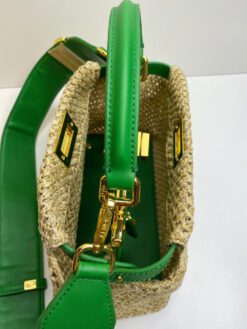 Женская сумка Fendi 87190 с тканым ажурным эффектом 23/17/11 см