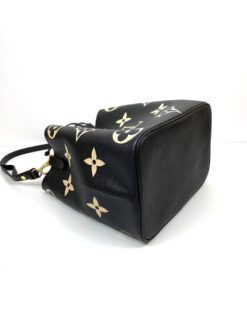 Женская сумка Louis Vuitton NeoNoe Premium 25-25/17 см чёрная с кошельком