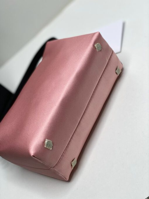 Женская сумка-клатч Alexander Wang тканевая розовая 17/10/6 см - фото 6