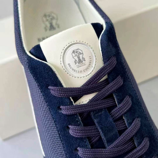 Мужские кроссовки Brunello Cucinelli MZUSWB0278 D.Blue - фото 2