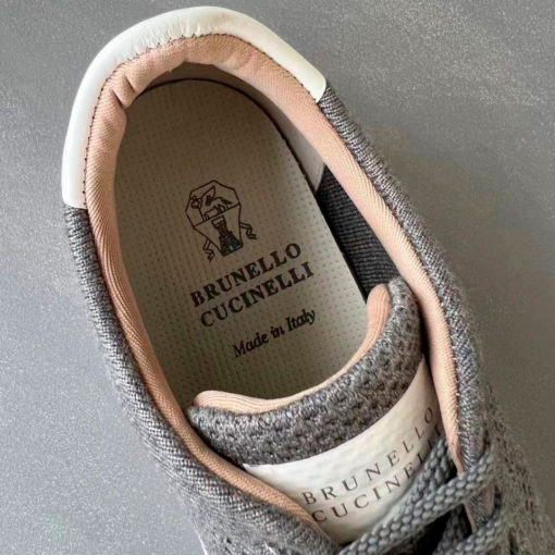Мужские кроссовки Brunello Cucinelli MZUKIS0250 Grey - фото 3