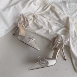 Туфли-босоножки женские Mach & Mach премиум-люкс белые