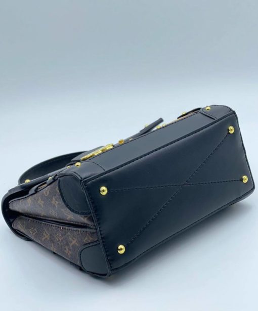 Женская сумка Louis Vuitton из канвы 21/16/11 см коричневая - фото 4