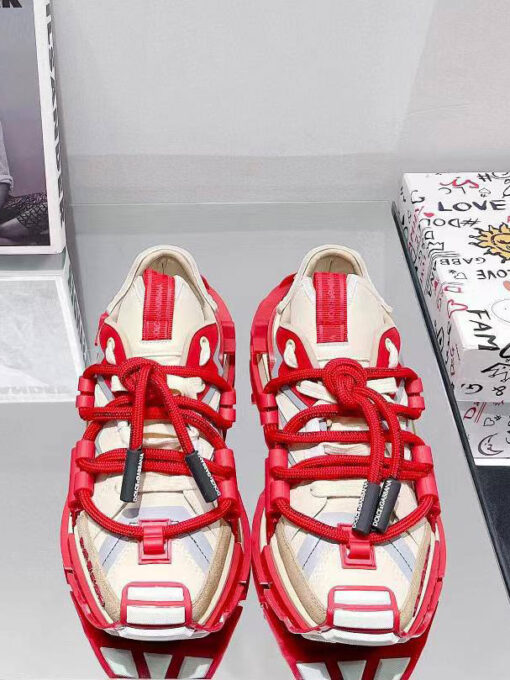 Кроссовки Dolce & Gabbana DG-5862 Space White-Red (рр 36-38) - фото 2