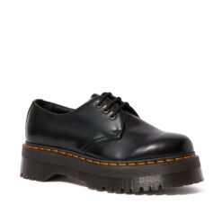Туфли Dr Martens 1461 Quad Platform Leather Shoes 25567001 черные