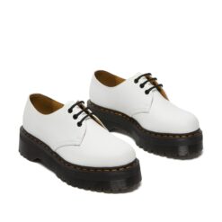 Туфли Dr Martens 1461 Quad Platform Leather Shoes 26492100 белые