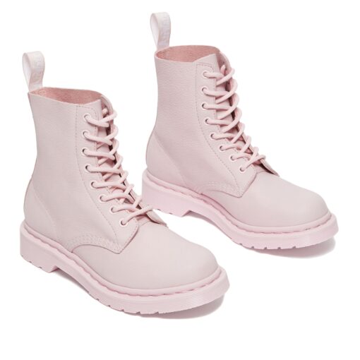 Ботинки Dr Martens 1460 Pascal Mono Lace Up Boots 27215279 розовые - фото 4