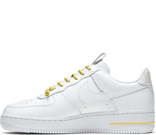 Кроссовки Nike Air Force 1 White Yellow - фото 1