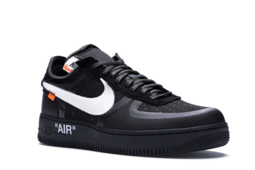 Кроссовки Nike Air Force 1 x Off White Black - фото 2