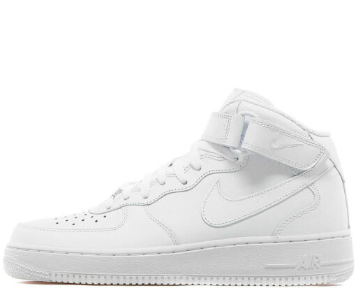Кроссовки Nike Air Force 1 Mid All White - фото 1