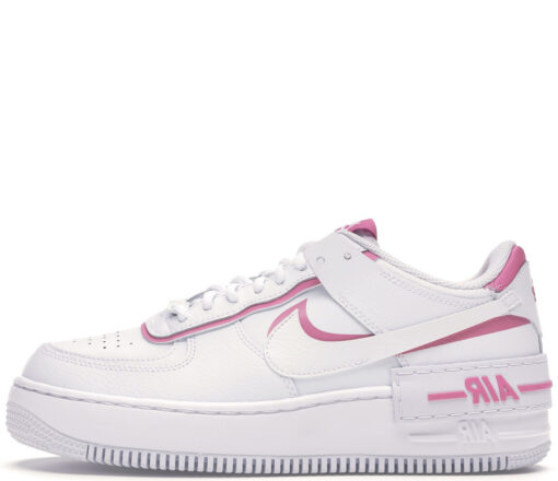 Кроссовки Nike Air Force 1 Shadow White Magic Flamingo - фото 1