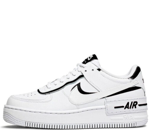 Кроссовки Nike Air Force 1 Shadow White Blk - фото 1