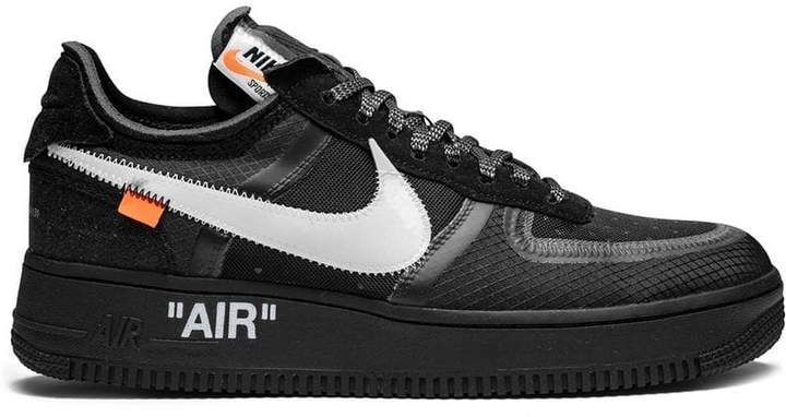 off white airforces black
