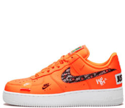 Кроссовки Nike Air Force 1 '07 Premium Just Do It Orange