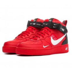 Кроссовки Nike Air Force 1 ’07 LV8 Mid Utility Red Black