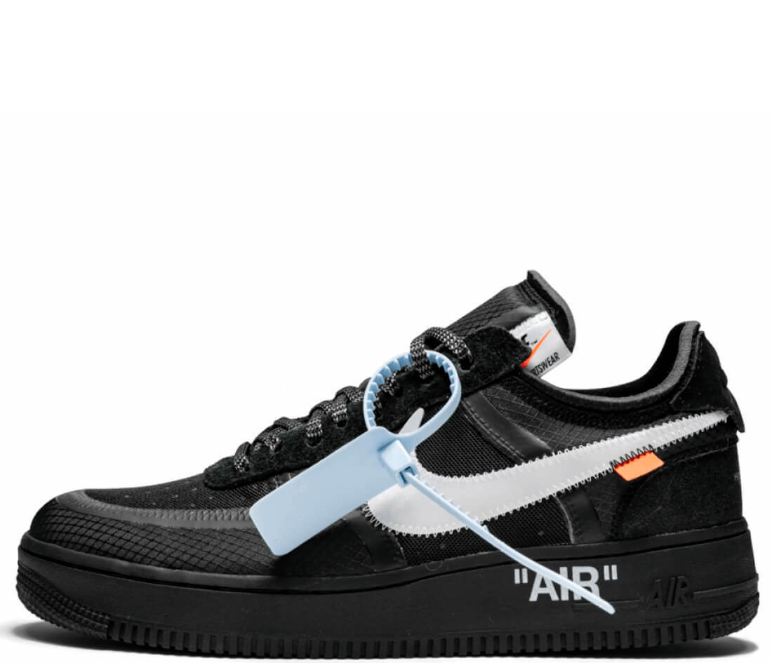 off white airforces black